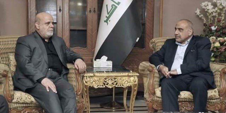 سفير ايران در بغداد با «عبدالمهدی» دیدار و گفت‌وگو کرد