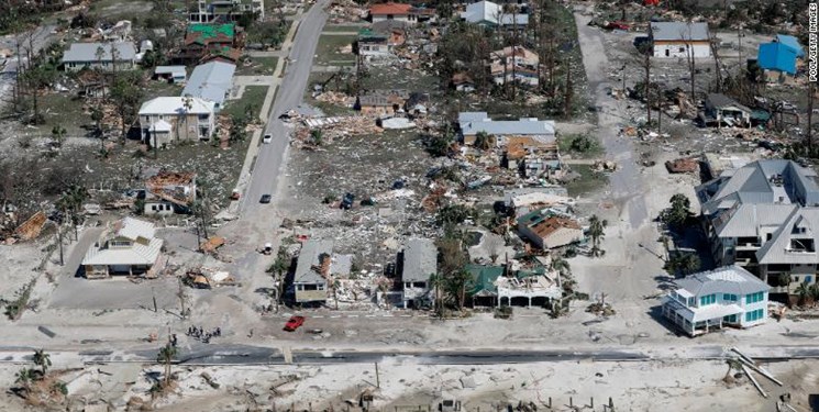 شمار قربانیان طوفان مایکل در آمریکا به 17 نفر افزایش یافت