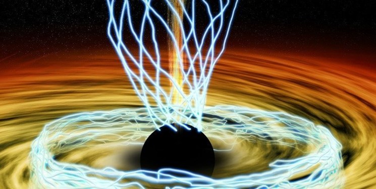 کشف سیاه‌چاله‌ای که از میدان مغناطیسی تغذیه می‌کند