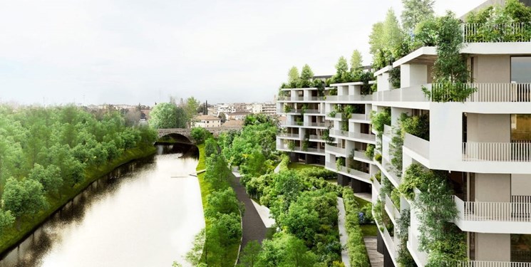 ایجاد جنگل عمودی در آپارتمان های ایتالیایی