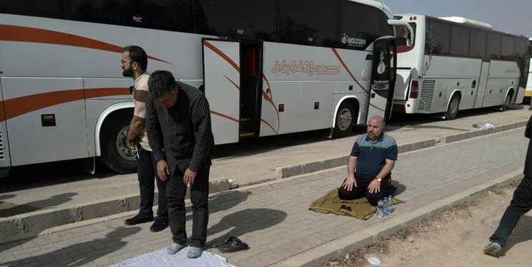 حضور زائران خارجی در مرز مهران