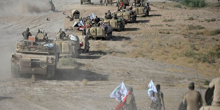 آماده‌باش الحشد الشعبی عراق در مرز با سوریه 