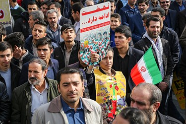 مراسم راهپیمایی یوم‌الله ۱۳ آبان در ارومیه