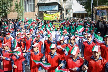 مراسم راهپیمایی یوم‌الله ۱۳ آبان در شهرکرد