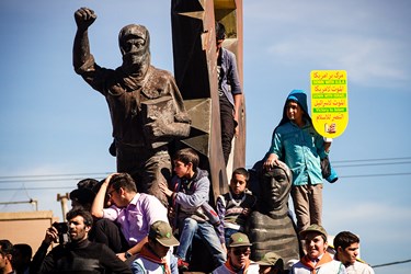 مراسم راهپیمایی یوم‌الله ۱۳ آبان در بیرجند