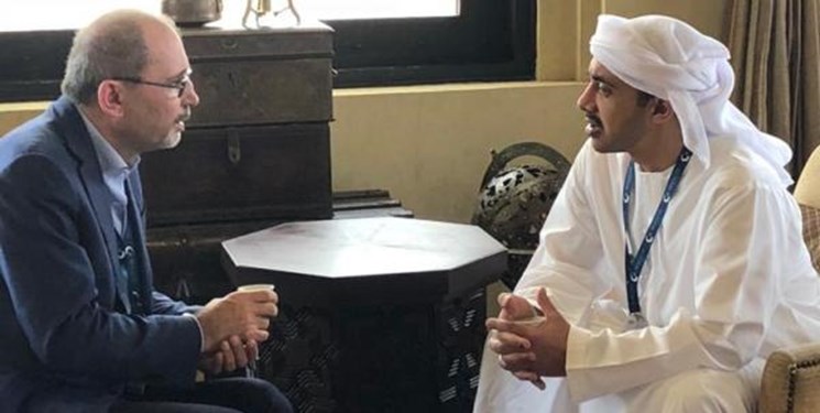 دیدار وزیر خارجه اردن با همتای اماراتی