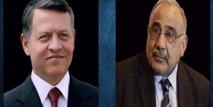 تأکید «عادل عبدالمهدی» و «عبدالله دوم» بر گسترش روابط عراق و اردن