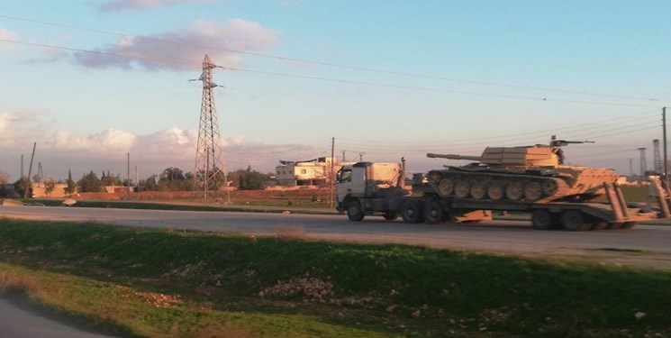 ارسال تجهیزات نظامی سنگین به منبج سوریه + عکس
