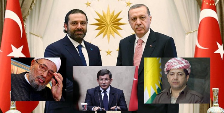 سعد الحریری، اردوغان و بارزانی در صدر  فهرست حامیان تروریسم علیه سوریه