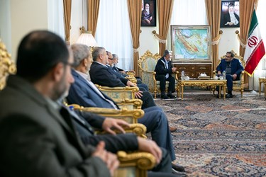 دیدار دبیرکل جنبش جهاد اسلامی فلسطین با دبیر شورایعالی امنیت ملی