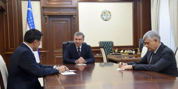 دیدار دبیر کل سازمان شانگهای با رئیس جمهور ازبکستان 