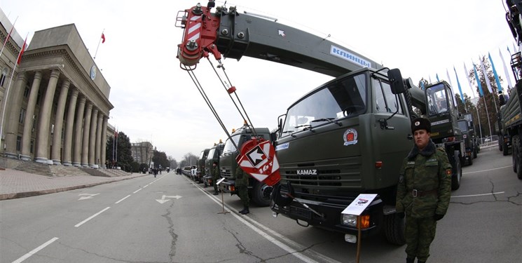تحویل 125 خودروی نظامی مجهز روسیه به مرزبانی قرقیزستان 