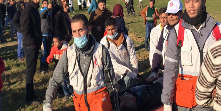11 زخمی در چهل و سومین راهپیمایی حق بازگشت غزه