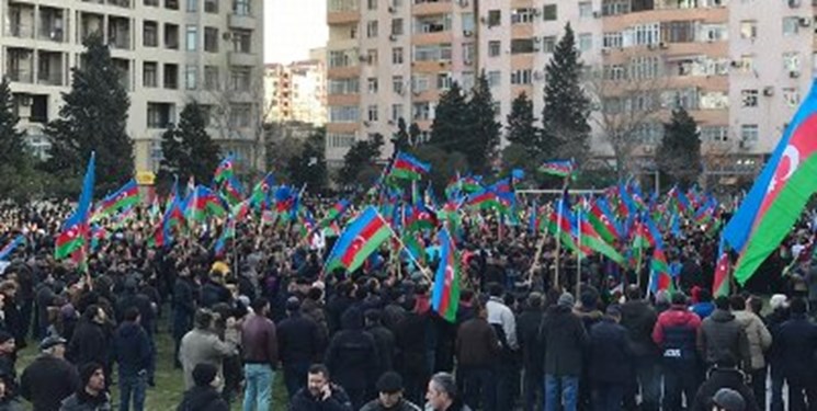 تجمع عناصر تجزیه‌طلب و ضد ایرانی در باکو
