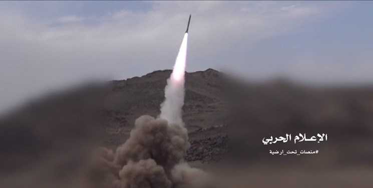 شلیک موشک بالستیک «بدرP-1» به شمال غربی یمن