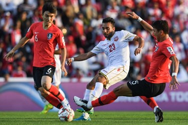 گزارش تصویری /صعود سخت کره‌جنوبی با پیروزی مقابل بحرین در وقت‌های اضافه