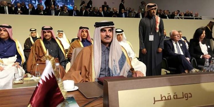 امیر قطر اجلاس عربی-اروپایی در مصر را تحریم کرد