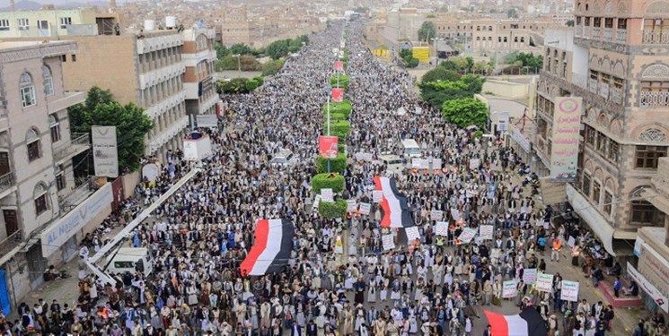 تظاهرات گسترده یمنی‌ها در محکومیت عادی‌سازی روابط با رژیم صهیونیستی