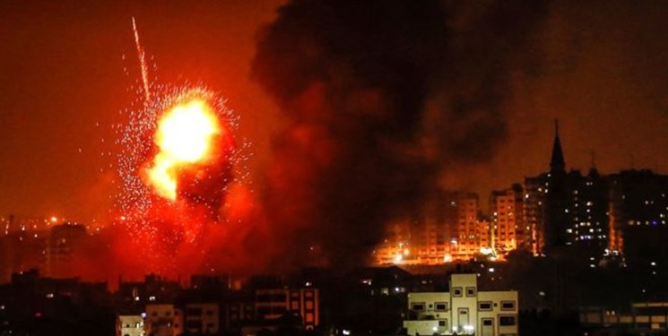 حمله جنگنده‌های رژیم صهیونیستی به جنوب نوار غزه