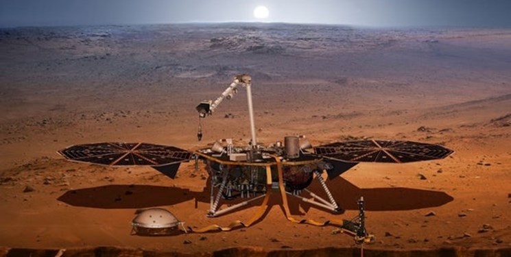 گرد و غبار مریخی سطح فضاپیمای ناسا را پوشاند+تصاویر 