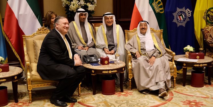 دیدار وزیر خارجه آمریکا با امیر کویت