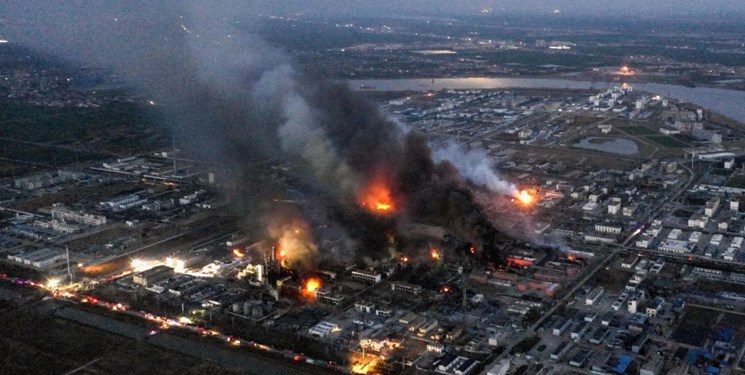 انفجار در کارخانه شیمیایی چین با ۴۷ کشته و صدها مجروح