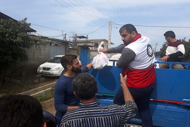 حضور ورزشکاران مازندرانی برای کمک به سیل‌زدگان
