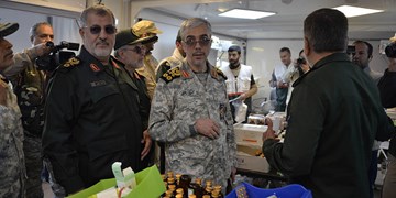 بازدید رئیس ستاد کل نیروهای مسلح از بیمارستان صحرایی آق‎قلا