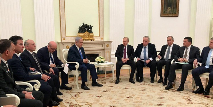 نتانیاهو در مسکو با پوتین  دیدار کرد
