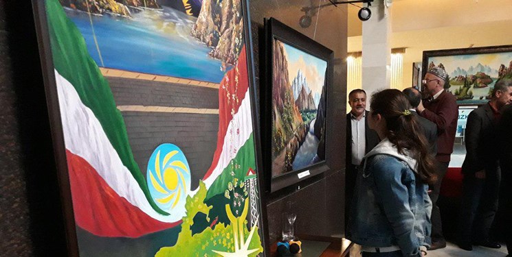 برپایی نمایشگاه نقاش ایرانی در «دوشنبه» + تصاویر