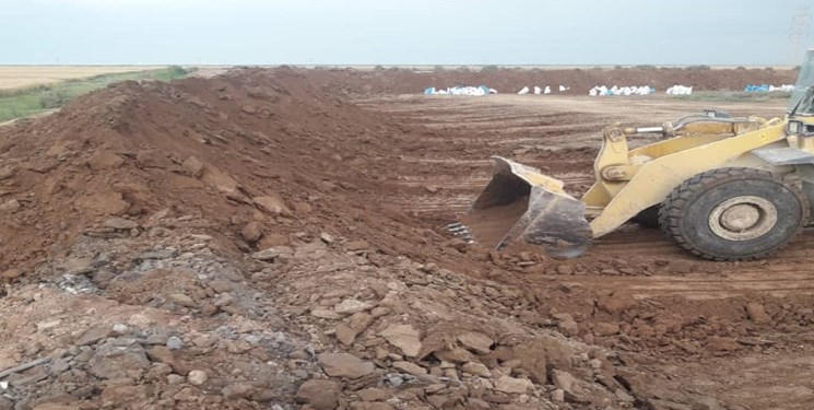 توقف عملیات خاکبرداری غیرقانونی در اراضی ملی لامرد