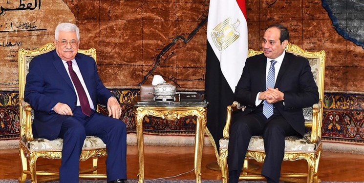 دیدار رئیس تشکیلات خودگردان فلسطین و رئیس‌جمهور مصر