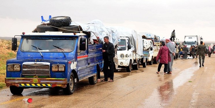 خروج حدود دو هزار آواره سوری از اردوگاه «الرکبان»