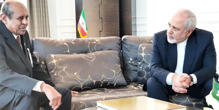 دیدار ظریف با همتای سریلانکایی و مقامات قزاقستان و هند