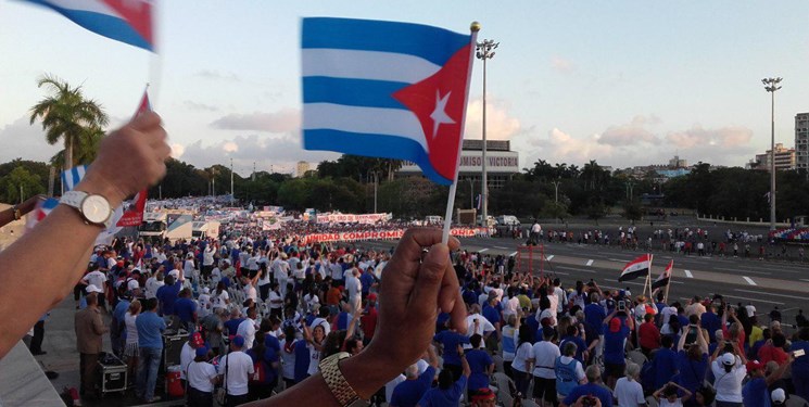تصاویر | تظاهرات میلیونی کوبایی‌ها در اعتراض به آمریکا