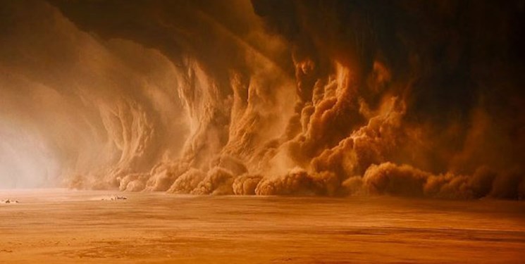 طوفان گرد و غبار در سیاره سرخ+تصاویر 
