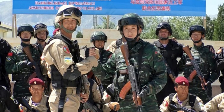 رزمایش مشترک نظامیان ازبکستان و چین در فاریش + تصاویر