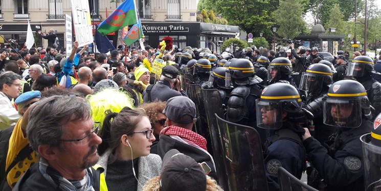 بیست و هفتمین  «شنبه اعتراض» در فرانسه+عکس