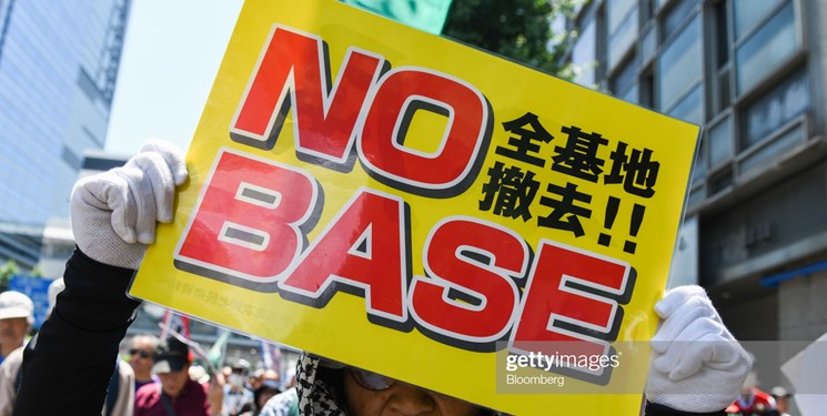 تظاهرات ژاپنی‌ها علیه حضور ترامپ در توکیو+عکس و فیلم