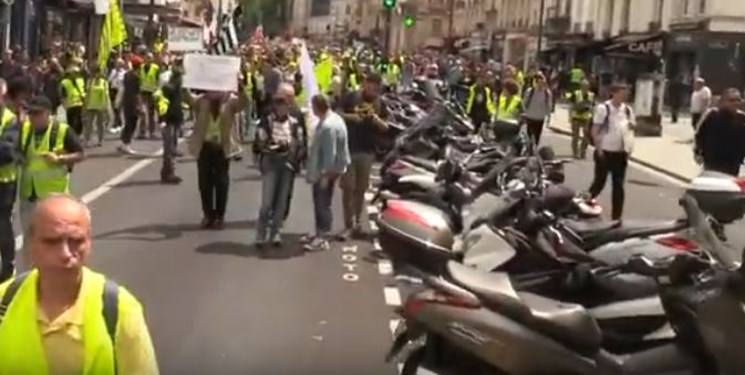 معترضان فرانسوی، بیست‌و هشتمین شنبه اعتراض را آغاز کردند+ عکس