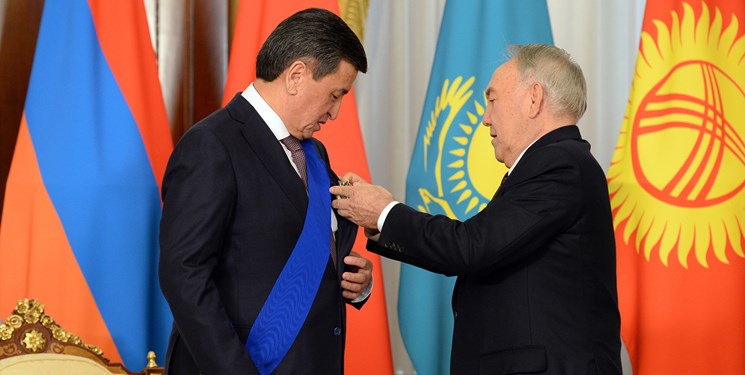 دیدار رؤسای جمهوری قرقیزستان و قزاقستان