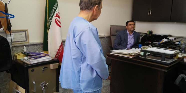 حضور نجفی در دفتر سرپرست دادسرای جنایی تهران+عکس