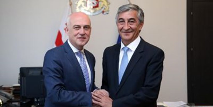 دیدار سفیر تاجیکستان و وزیر خارجه گرجستان/ترانزیت کالا محور مذاکره
