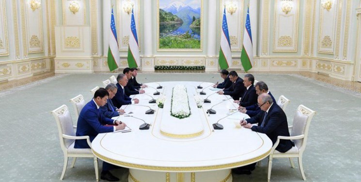 دیدار «میرضیایف» و  رئیس مجلس سنای قزاقستان در «تاشکند»