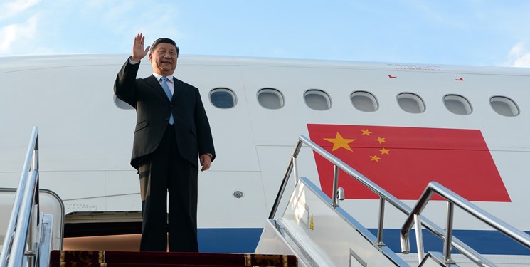 رئیس جمهور چین وارد قرقیزستان شد