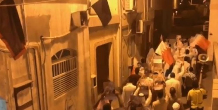 فیلم| ادامه اعتراض مردم بحرین به اعدام دو جوان معترض