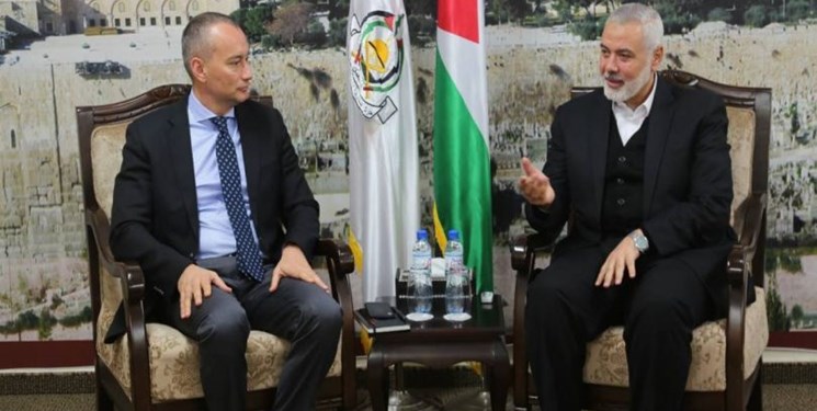 گفت‌وگوی «هنیه» و «ملادینوف» درباره توافق آتش‌بس غزه