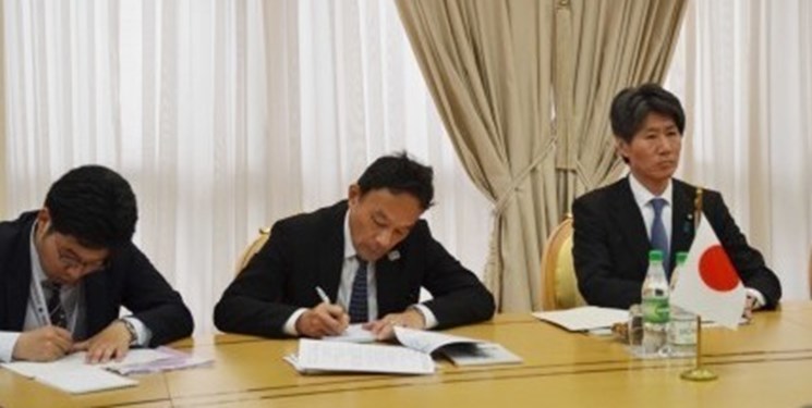 دیدار وزیر امور خارجه ترکمنستان با وزیر اقتصاد ژاپن در «عشق آباد»