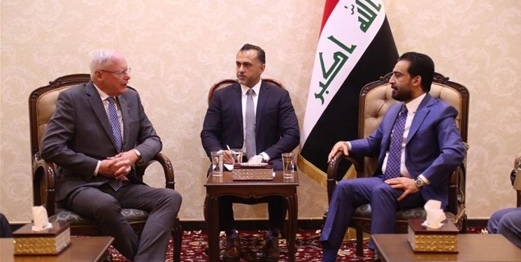 دیدار نماینده ویژه آمریکا با رئیس پارلمان عراق