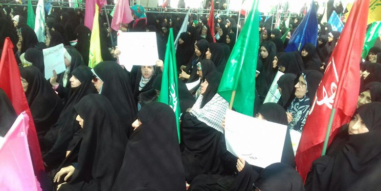 حضور گسترده بانوان مشهدی در راهپیمایی عفاف و حجاب